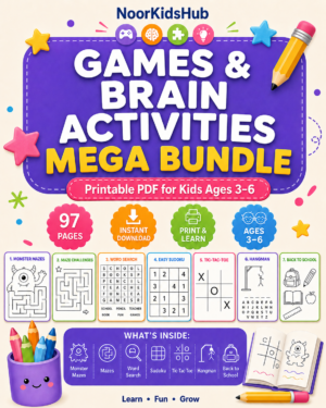 Games & Brain Activities Mega Bundle – 97 Pages